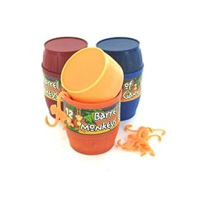 48 Pack of monkeys in barrel (assorted colors)