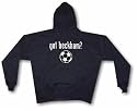 Got Beckham? Soccer Ball Logo Men's Hoodie Sweat Shirt Small thru 4XL