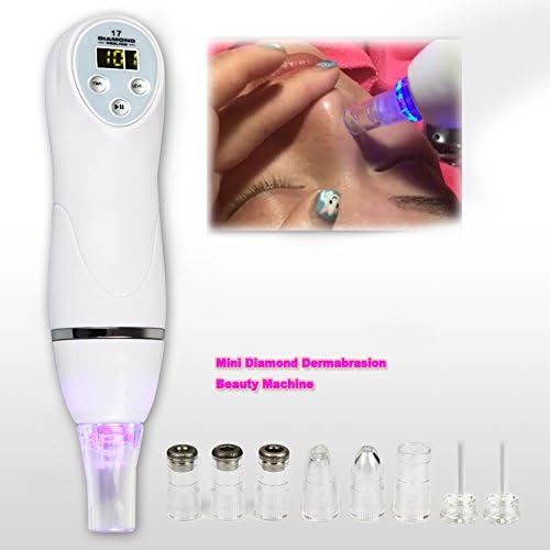 Home Diamond Microdermabrasion Device by NeBeauty - Exfoliates and Resurfaces the Skin and Utilizes Pore Vacuum Extraction to Promote Skin Health &amp; Facial Renewal