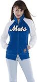 New York Mets Women's Full Zip Velour Cheer Jacket - Touch by Alyssa Milano