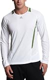 adidas Supernova Long-Sleeve Tee, White, Medium