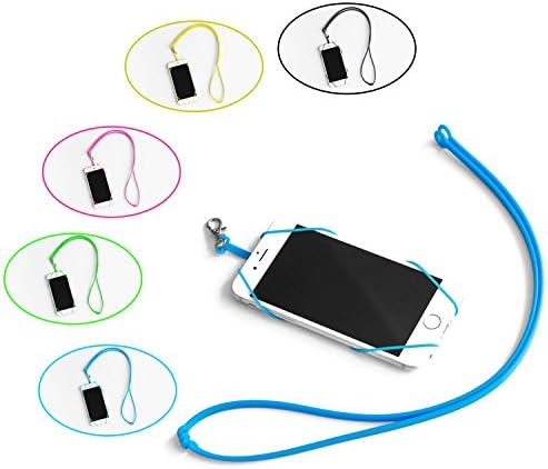 Papilio - Cell Phone Strap Holder for Smart Phone, iPhone, Samsung, Nexus, LG, HTC and Other Phone Models (Blue)