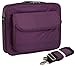 17 inch Purple Notebook Laptop Shoulder Messenger Bag / Carry on Briefcase