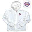 Philadelphia Phillies MLB Girls "Lucky" Full Zip Hooded Jacket (White)