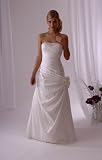 Brautkleid Standesamt Kleid mit Blume 
