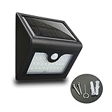 28 LED ソーラーライト 光センサーと人感センサー搭載 IP65防水 壁掛け 夜間自動点灯 屋外照明 軒先 庭先 フェンス 階段 玄関周りなど対応