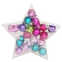 Mini Ornaments In Star Box 18-pc. Set