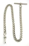 Desperado Chrome Pocket Watch Chain with T Bar
