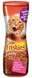 Friskies Cat Treats Crunchy Salmon & Shrimp Flavors, 4-Ounce Pouch (Pack of 10)