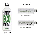 1.0L Simply Eco-Logical Aluminum Water Bottle - In Your Choice of Styles