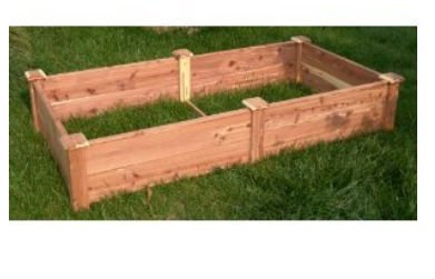 Tierra-Derco 4426 Cedar Raised Bed, 72-Inch Long by 36.6-Inch Wide by 13.4-Inch High
