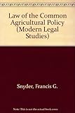Law of the Common Agricultural Policy
