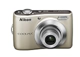 Nikon Coolpix L21 Digitalkamera (8,0 Megapixel, 3,6-fach Weitwinkelzoom, 6,2cm (2,5-Zoll) Display) Kit silber - 