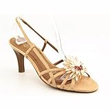 Life Stride Astoria Open Toe Slingback Shoes Beige Womens