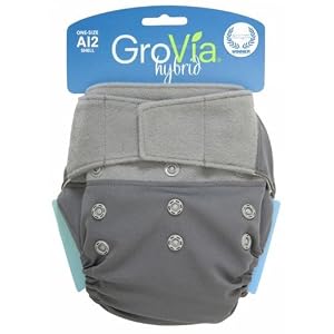 GroVia� Shell Hook/Loop Closure- Cloud-hybrid, diaper, cloth, grovia, hybrid
