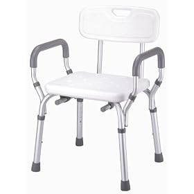 Essential Medical Supply Molded Shower Bench with Arms