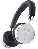 Diskin Wireless Bluetooth Headphones with Active Noise Cancelling Headphones Technology - Silver/Black