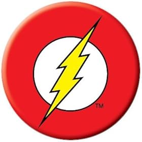  DC Comics Flash Logo Button 81081 [Toy]
