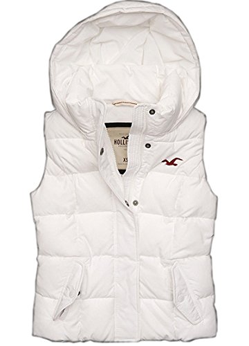 (ホリスター) Hollister Co. レディース ジャケット アウター フード付き ダウンベスト(down vest) 中綿ベスト [並行輸入品]