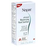 3M Nexcare Advanced Moisturizing Hand Sanitizer, 3 Ounces (Pack of 6)