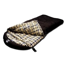 Grizzly -50 Degree Canvas Sleeping Bag (Black)