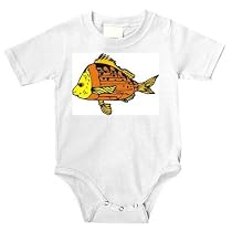 Onesie with aquatic, "South America", Brazil, fish, animal