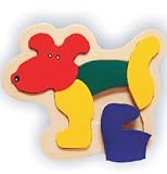 Puzzled Shaped Puzzle Small - Dog Wooden Toys