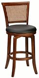 Hillsdale Preston 30-Inch Swivel Bar Stool-Completely KD, Brown Cherry Fini ....