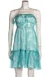 Shoshanna Fan Print Silk Aqua Cover-up Dress