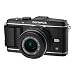Olympus PEN E-P3 Systemkamera (12 Megapixel, 7,6 cm (3 Zoll) Display, Bildstabilisator, Full-HD Video) Kit schwarz inkl. 14-42mm Objektiv schwarz