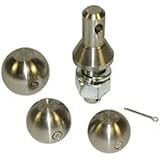 Convert-A-Ball 902B Stainless Steel 1" Standard Shank with 1-7/8", 2" and 2-5/16" Ball