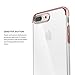 iPhone 7 Plus Case, [Glitter] [Electroplating] [Metallic Finishing] [Scratch Resist] [Shockproof] [Crystal Clear] Transparent Ultra Slim Case Cover for Apple iPhone 7 Plus - Navy Blue