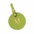 Circle Golf Leather Bag Tag