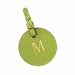 Circle Golf Leather Bag Tag