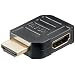 Wentronic 51724 rechtwinklig HDMI-Adapter (HDMI-Buchse auf HDMI-Stecker)