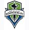 Seattle Sounders Soccer Pin (1 inch actual size)