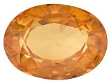 MIN .90CT 7X5MM OVAL ENHANCED ORANGE SAPPHIRE