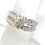 14K White Gold Diamond Wedding Set - 1.50 Ct.