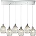 Danica 6 Light Pendant In Polished Chrome by Elk Lighting