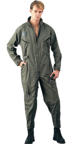 Olive Drab Air Force Style Flight Suit (3X-Large)