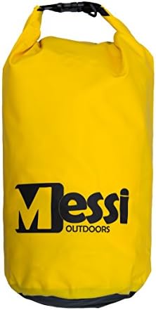 Waterproof Dry Bag, Superior Durable PVC Protection | Lightweight &amp; Reusable Adjustable Shoulder Strap, Carabiner &amp; Storage Bag | Great Outdoor Sack For Outdoor Activities &amp; Water Sports (Yellow, 20L)