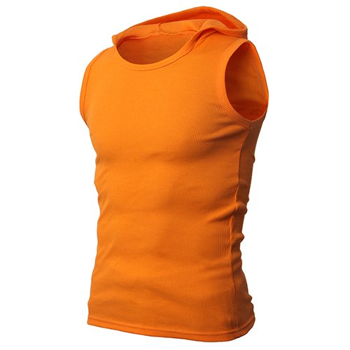H2H Mens Various Styles and Colors Hooded Sleeveless Tank Top