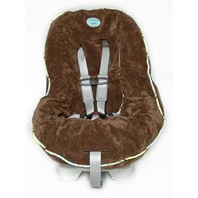 Lilly Pad Chocolate Mint Toddler Car Seat Cover