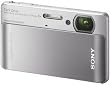 Sony DSC-TX5S Digitalkamera (10,2 Megapixel, 4-fach opt. Zoom, 7,6 cm (3 Zoll) Display, Touchscreen) silber