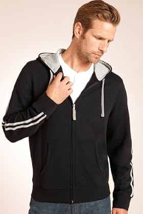 Blue Harbour Pure Cotton Zip Through Hooded Sweatshirt