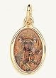 Gold Plated Religious Medal - Our Lady of Czestochowa