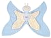 sigikid 49918 - Farfally, Kuscheltuch, blau