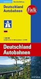 Falk L&auml;nderkarte Autobahnkarte Deutschland 1:500 000 mit Sonderkarten der Ballungsr&auml;ume 1:300 000