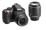 Nikon D3100 14.2MP Digital SLR Double...