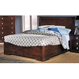 Syracuse Low Profile Bed with Wood Rails